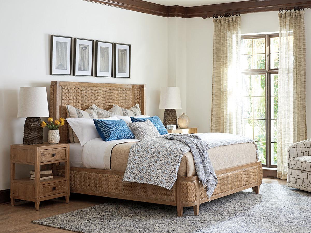 Tommy Bahama Home Los Altos Ivory Coast Woven Bed BEDS