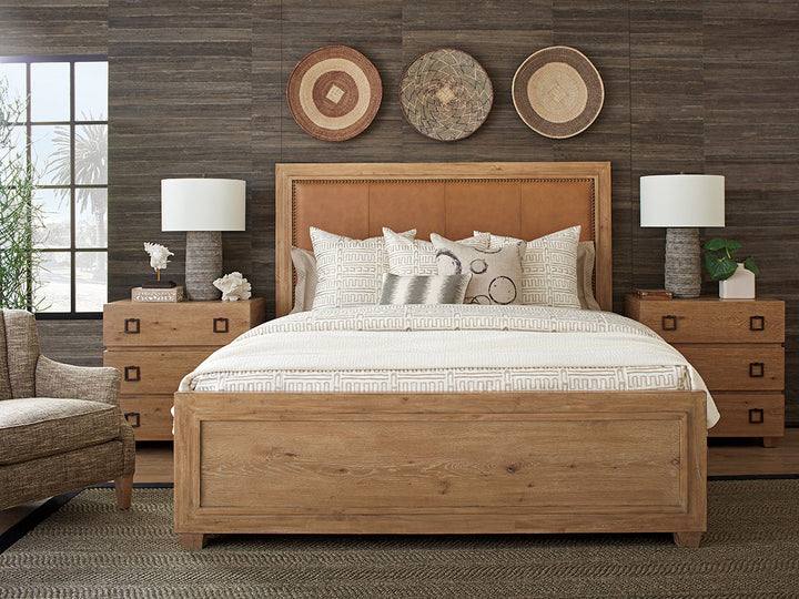 American Home Furniture | Tommy Bahama Home - Los Altos Antilles Upholstered Panel Bed