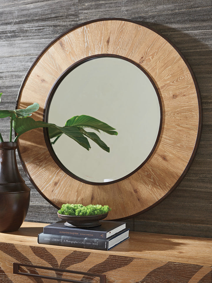 American Home Furniture | Tommy Bahama Home  - Los Altos Carins Round Mirror