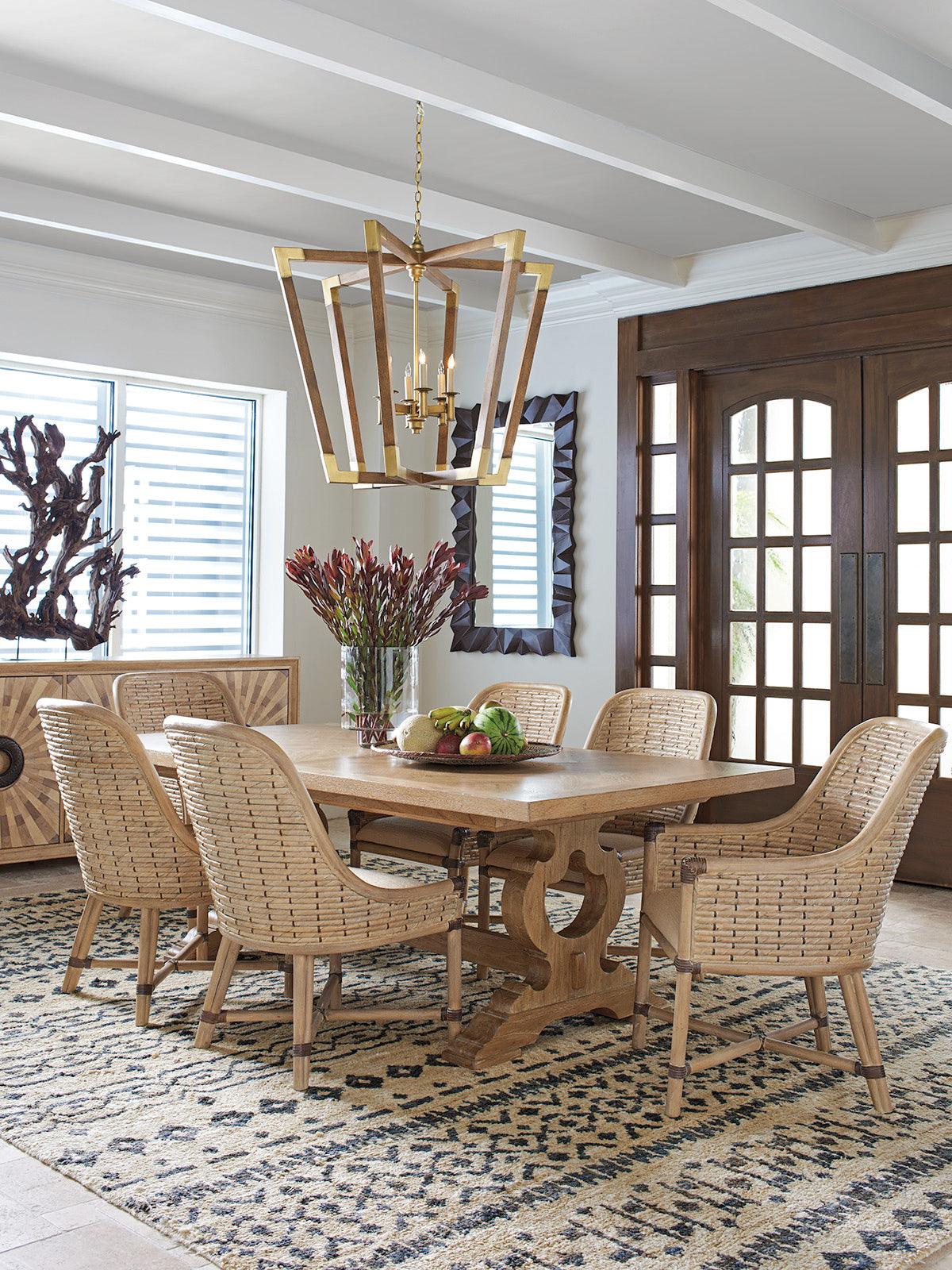 Tommy Bahama Home Los Altos Keeling Woven Side Chair - Set of 2 DINING CHAIRS