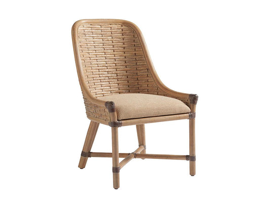 Tommy Bahama Home Los Altos Keeling Woven Side Chair - Set of 2 DINING CHAIRS