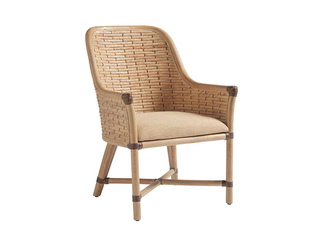 Los Altos Keeling Woven Arm Chair - AmericanHomeFurniture