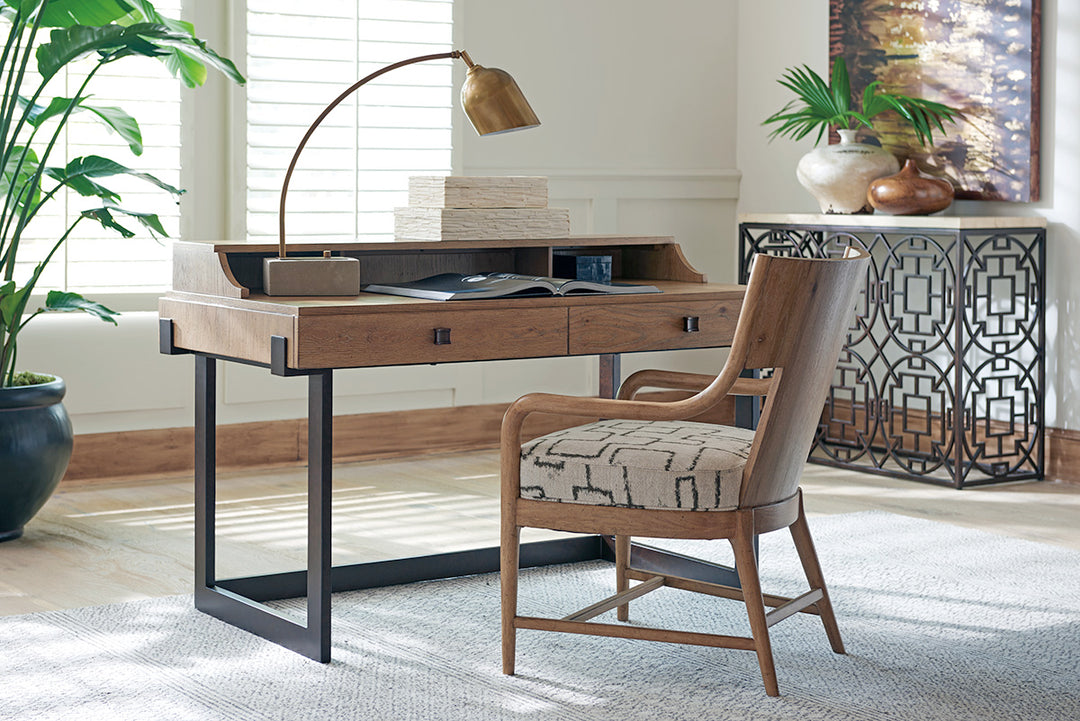 American Home Furniture | Tommy Bahama Home  - Los Altos Ackermann Metal Console