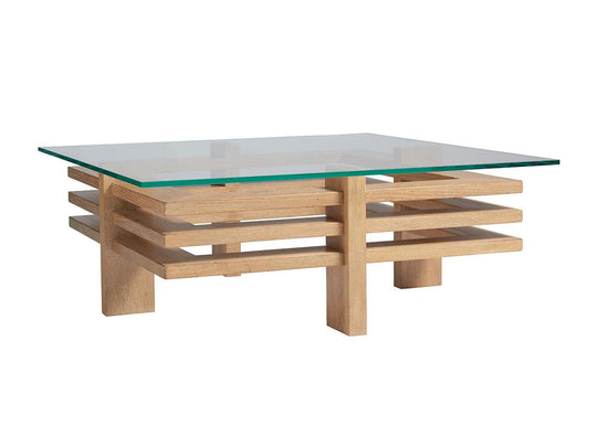 Tommy Bahama Home Los Altos Calcutta Square Cocktail Table COFFEE TABLES