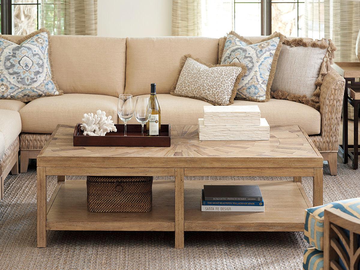 Tommy Bahama Home Los Altos Ducane Rectangular Cocktail Table COFFEE TABLES