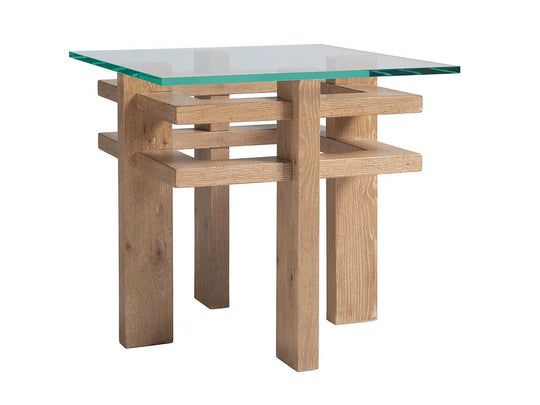 Tommy Bahama Home Los Altos Calcutta Square End Table ACCENT TABLES