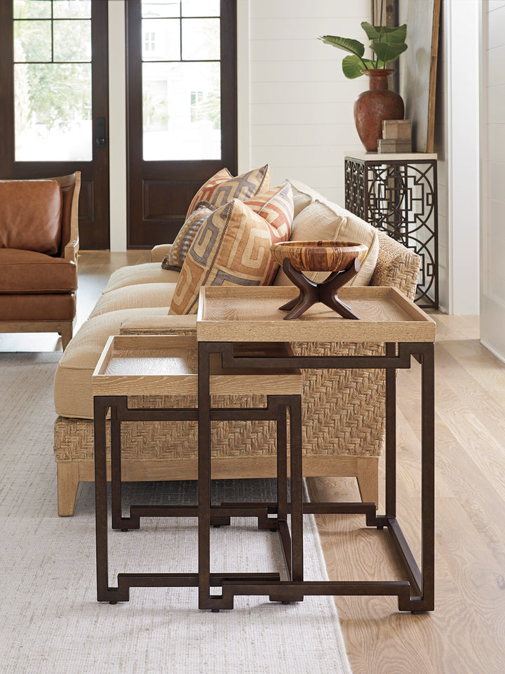 American Home Furniture | Tommy Bahama Home  - Los Altos Dolca Vita Nesting Tables