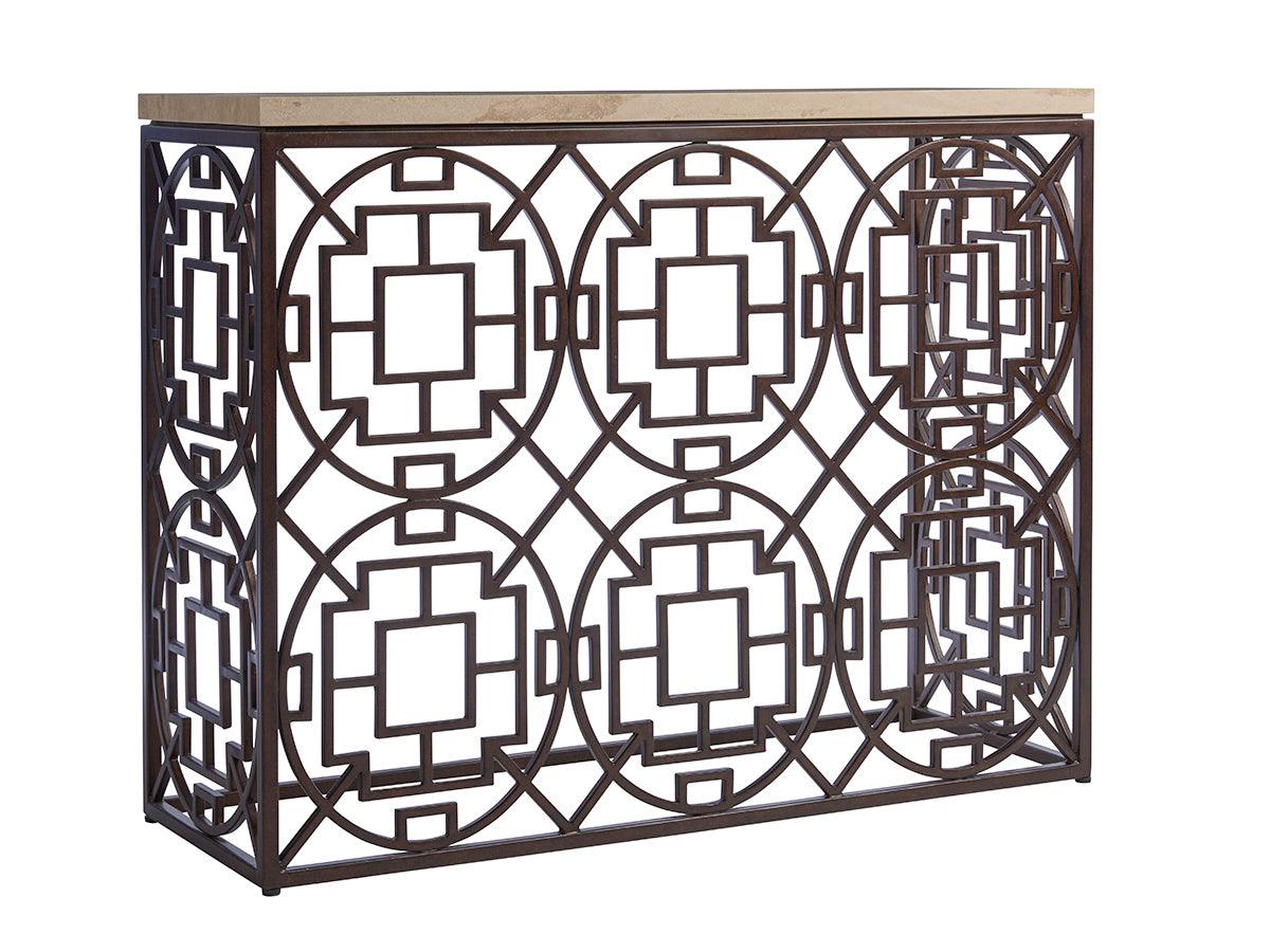 Tommy Bahama Home Los Altos Ackermann Metal Console CONSOLE TABLES