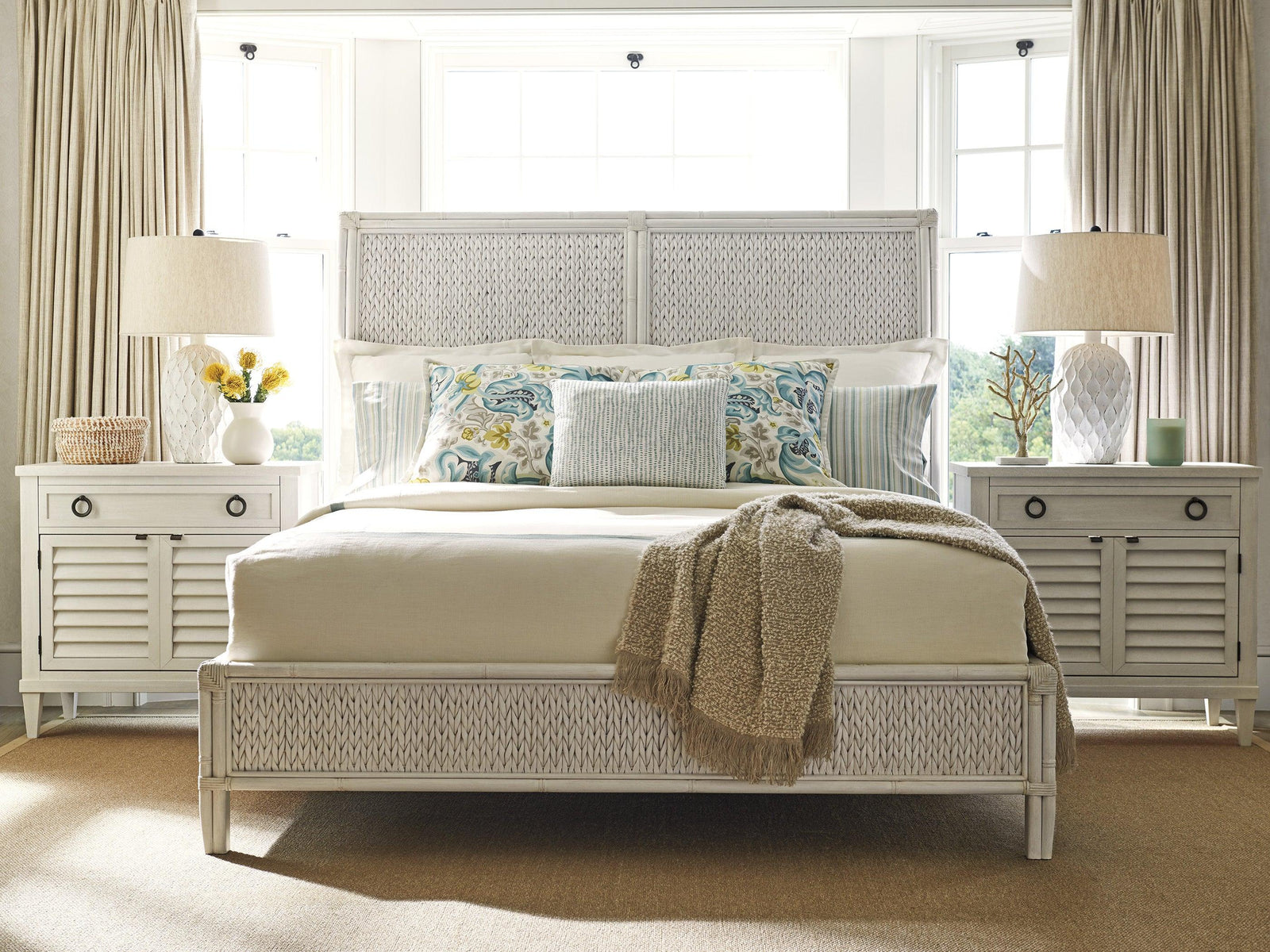 Tommy Bahama Home Ocean Breeze Siesta Key Woven Bed BEDS