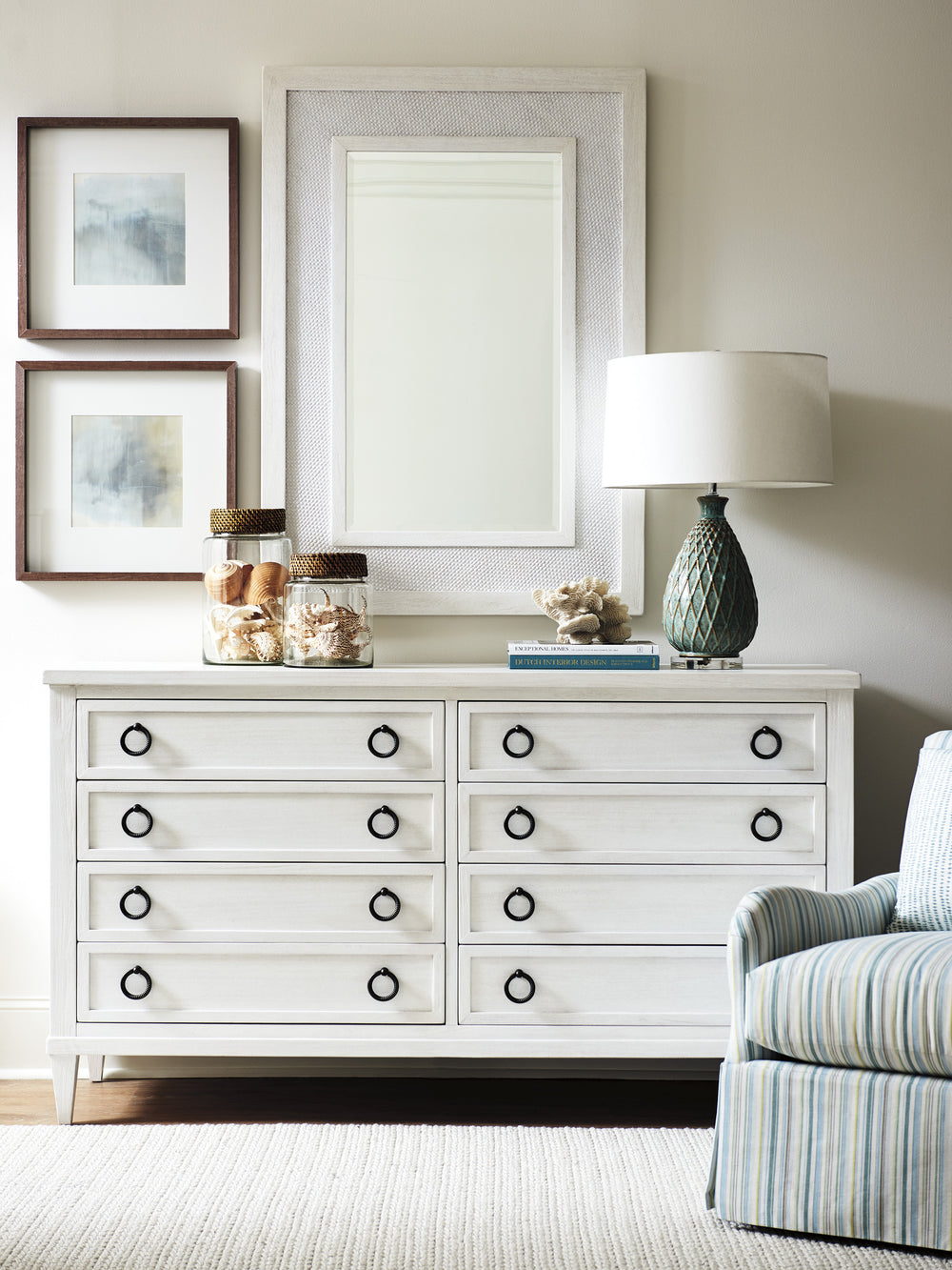 American Home Furniture | Tommy Bahama Home  - Ocean Breeze Kings Bay Double Dresser