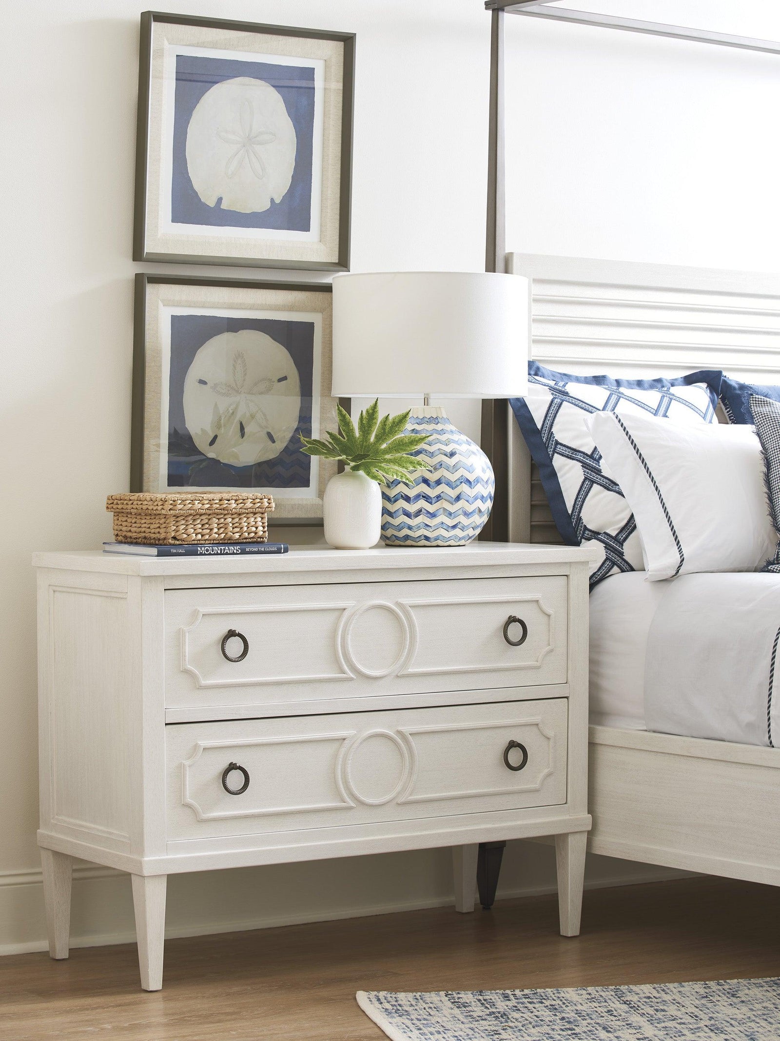 Tommy Bahama Home Ocean Breeze Brantley Bachelors Side Table SIDEBOARDS + CREDENZAS