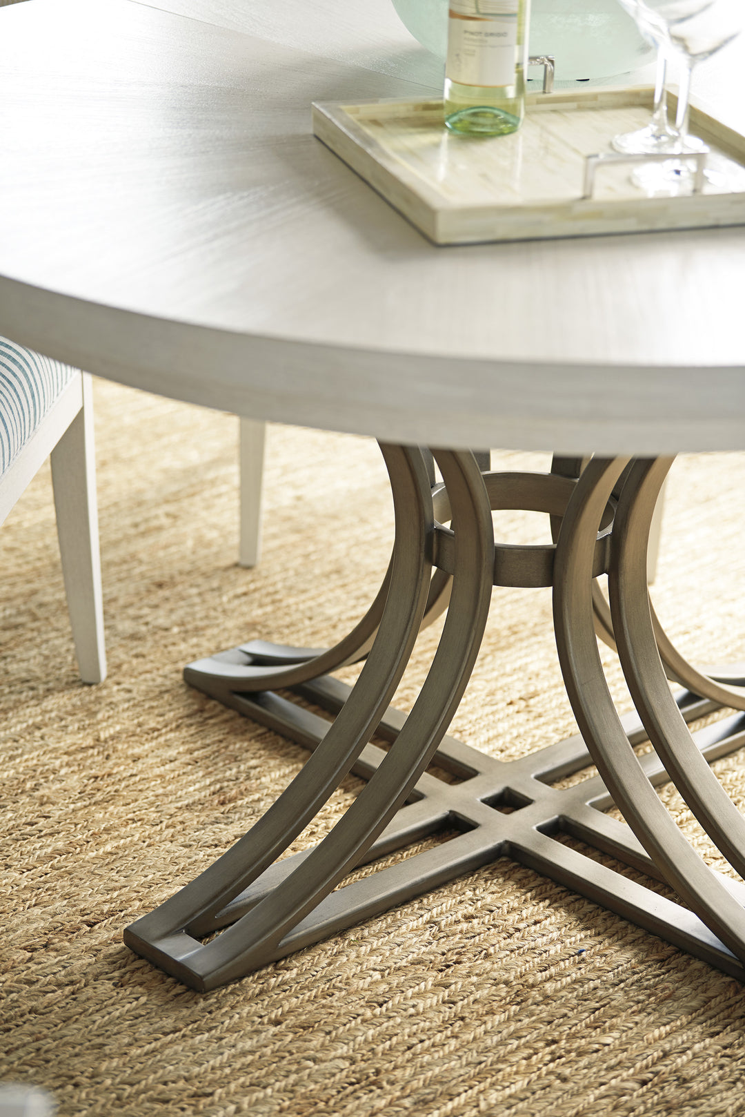 American Home Furniture | Tommy Bahama Home  - Ocean Breeze Savannah Round Dining Table