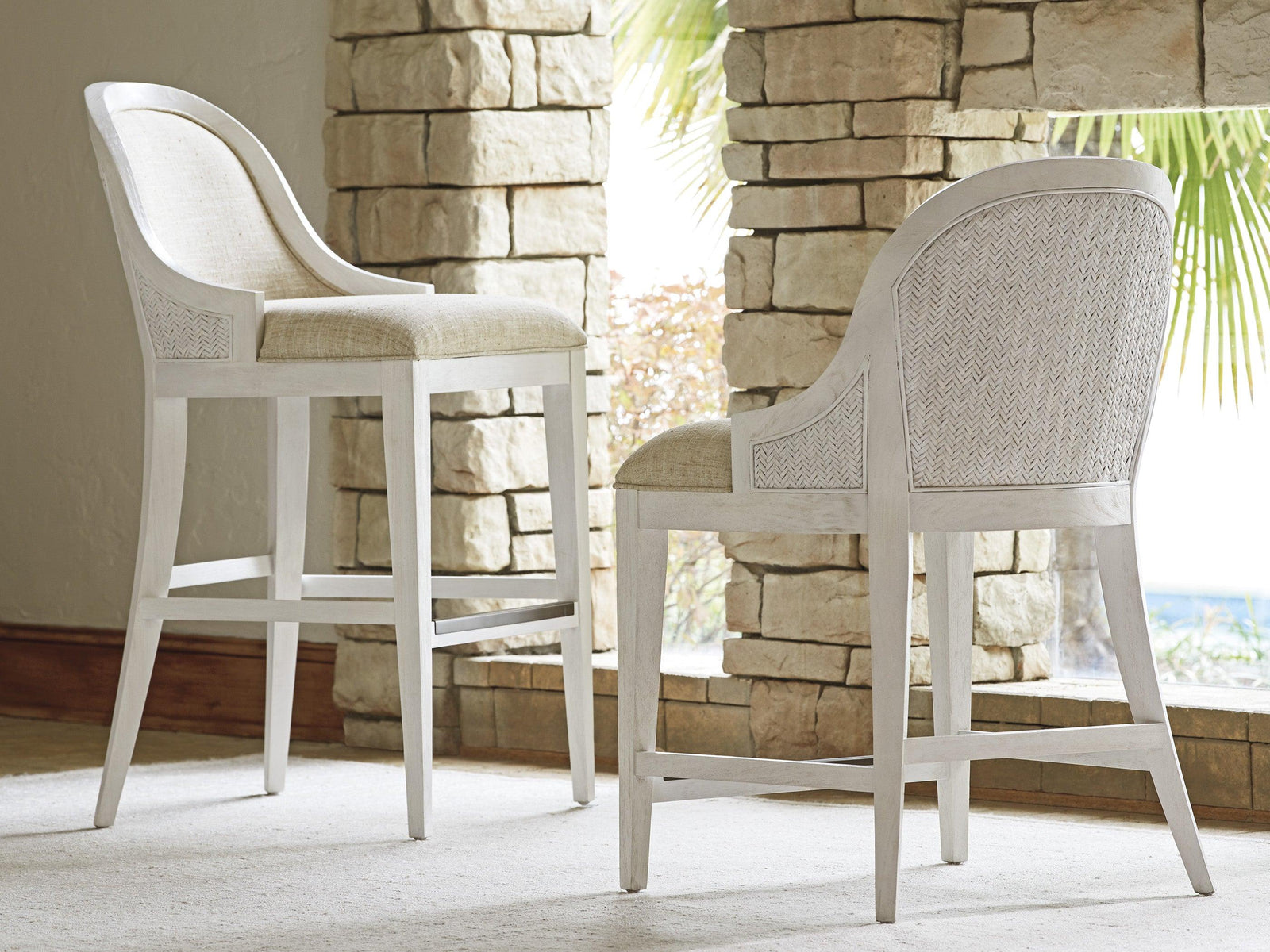 Tommy Bahama Home Ocean Breeze Lantana Bar Stool BAR STOOLS + COUNTER STOOLS