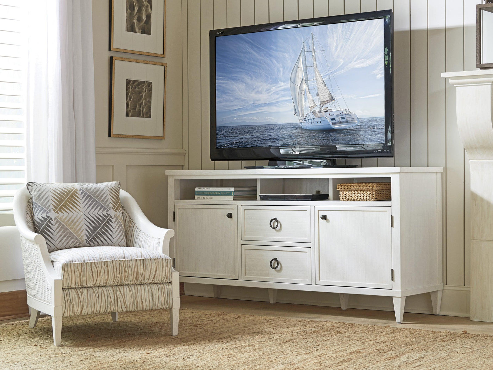 Tommy Bahama Home Ocean Breeze Dockside Media Console MEDIA + TV STANDS