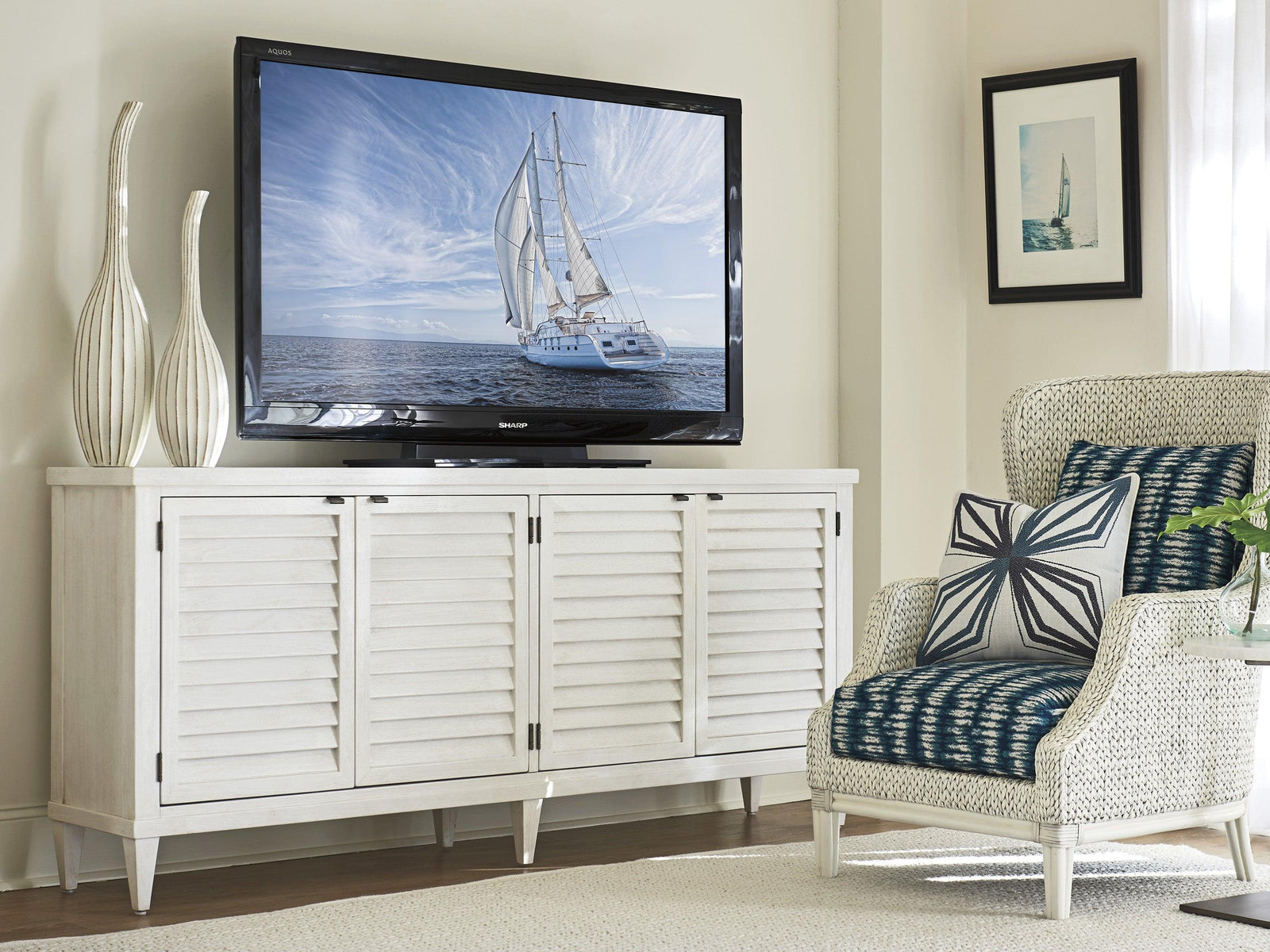 Ocean Breeze Lantern Bay Media Console MEDIA + TV STANDS Tommy Bahama Home