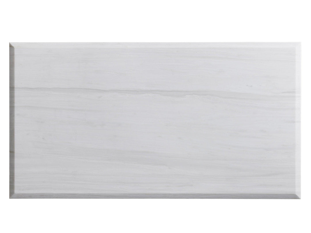 Ocean Breeze Flagler Rectangular Marble Top Cocktail Table - AmericanHomeFurniture