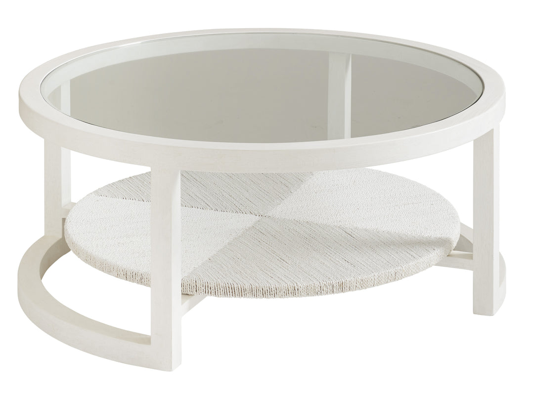 American Home Furniture | Tommy Bahama Home  - Ocean Breeze Pompano Round Cocktail Table