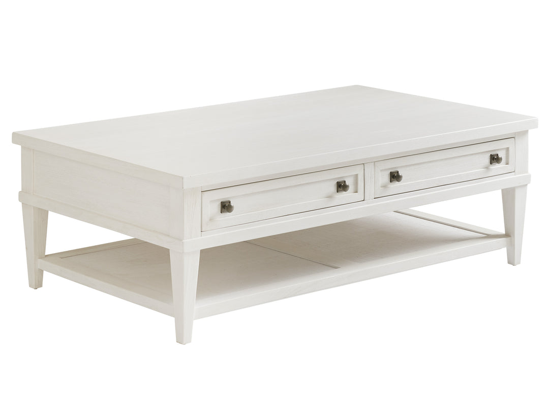 American Home Furniture | Tommy Bahama Home  - Ocean Breeze Palm Coast Rectangular Cocktail Table
