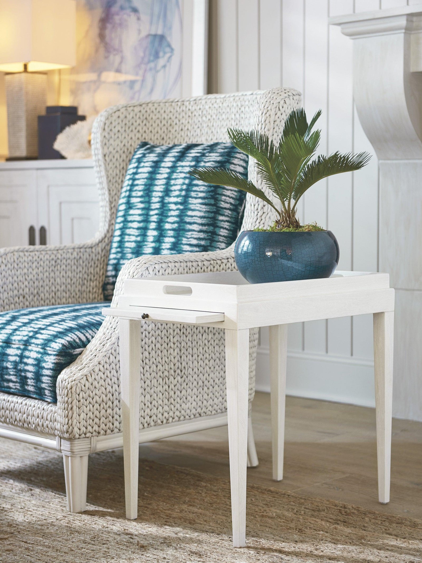 Tommy Bahama Home Ocean Breeze Broad River Rectangular End Table ACCENT TABLES