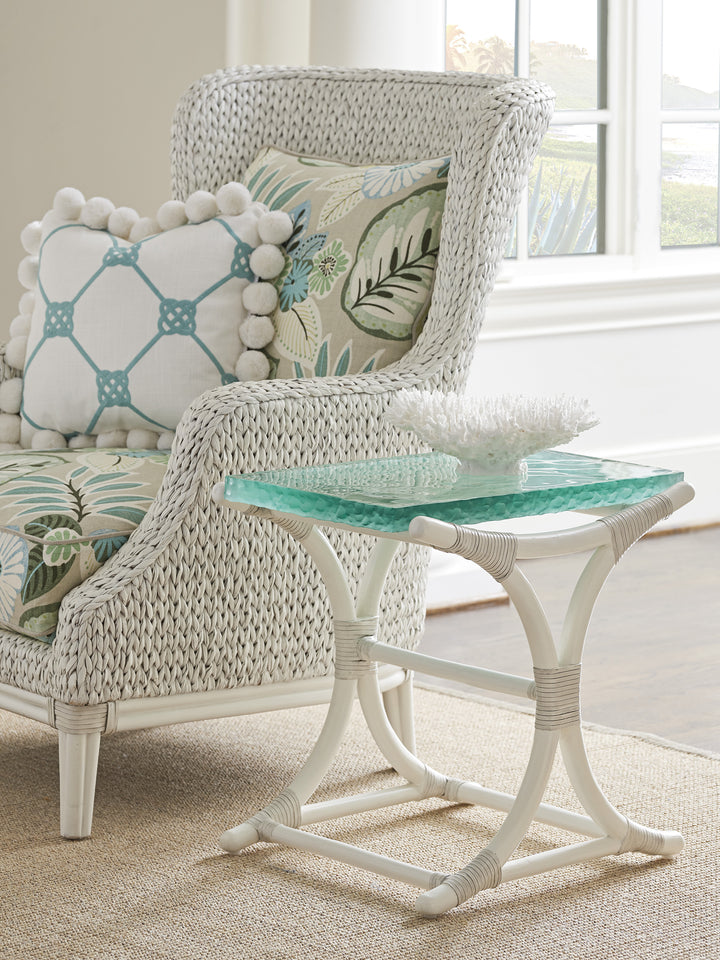 American Home Furniture | Tommy Bahama Home  - Ocean Breeze Dania Sea Glass End Table