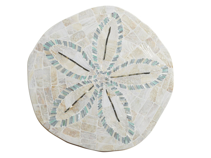 Ocean Breeze Sand Dollar End Table - AmericanHomeFurniture