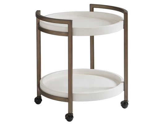 Tommy Bahama Home Ocean Breeze Osprey Cart End Table ACCENT TABLES