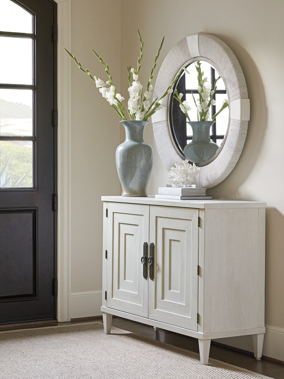 American Home Furniture | Tommy Bahama Home  - Ocean Breeze Seacroft Round Mirror