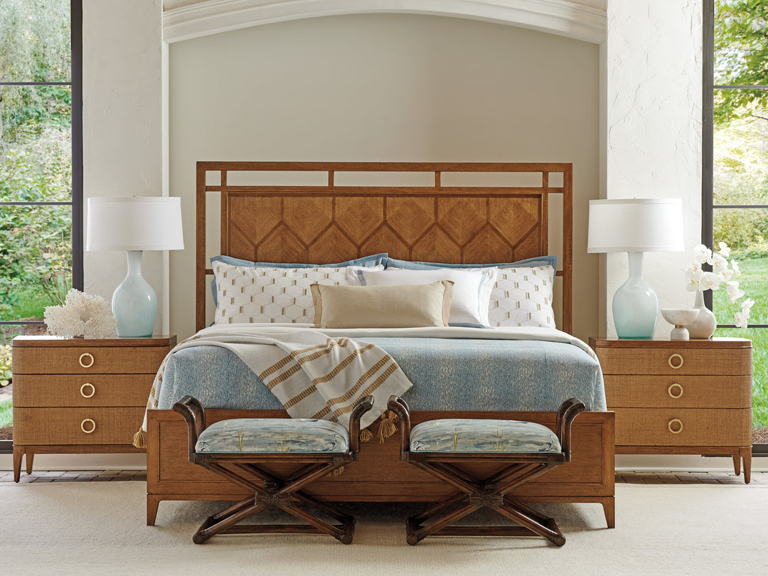 American Home Furniture | Tommy Bahama Home - Palm Desert Rancho Mirage Panel Bed