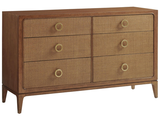 Tommy Bahama Home Palm Desert Beckett Double Dresser DRESSERS