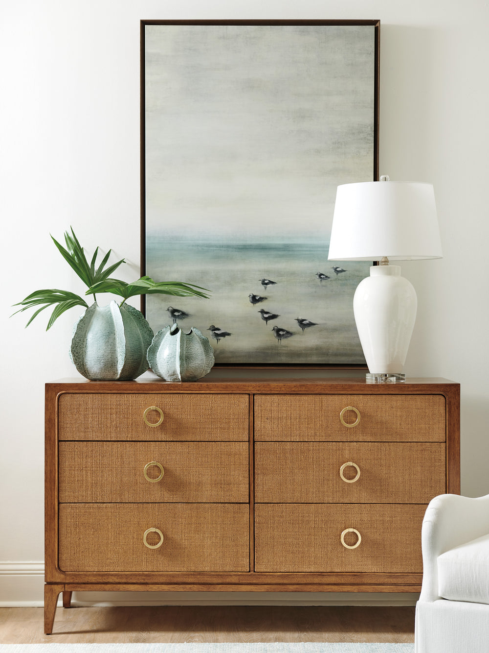American Home Furniture | Tommy Bahama Home  - Palm Desert Beckett Double Dresser