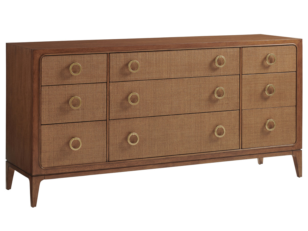 American Home Furniture | Tommy Bahama Home  - Palm Desert Paxton Triple Dresser