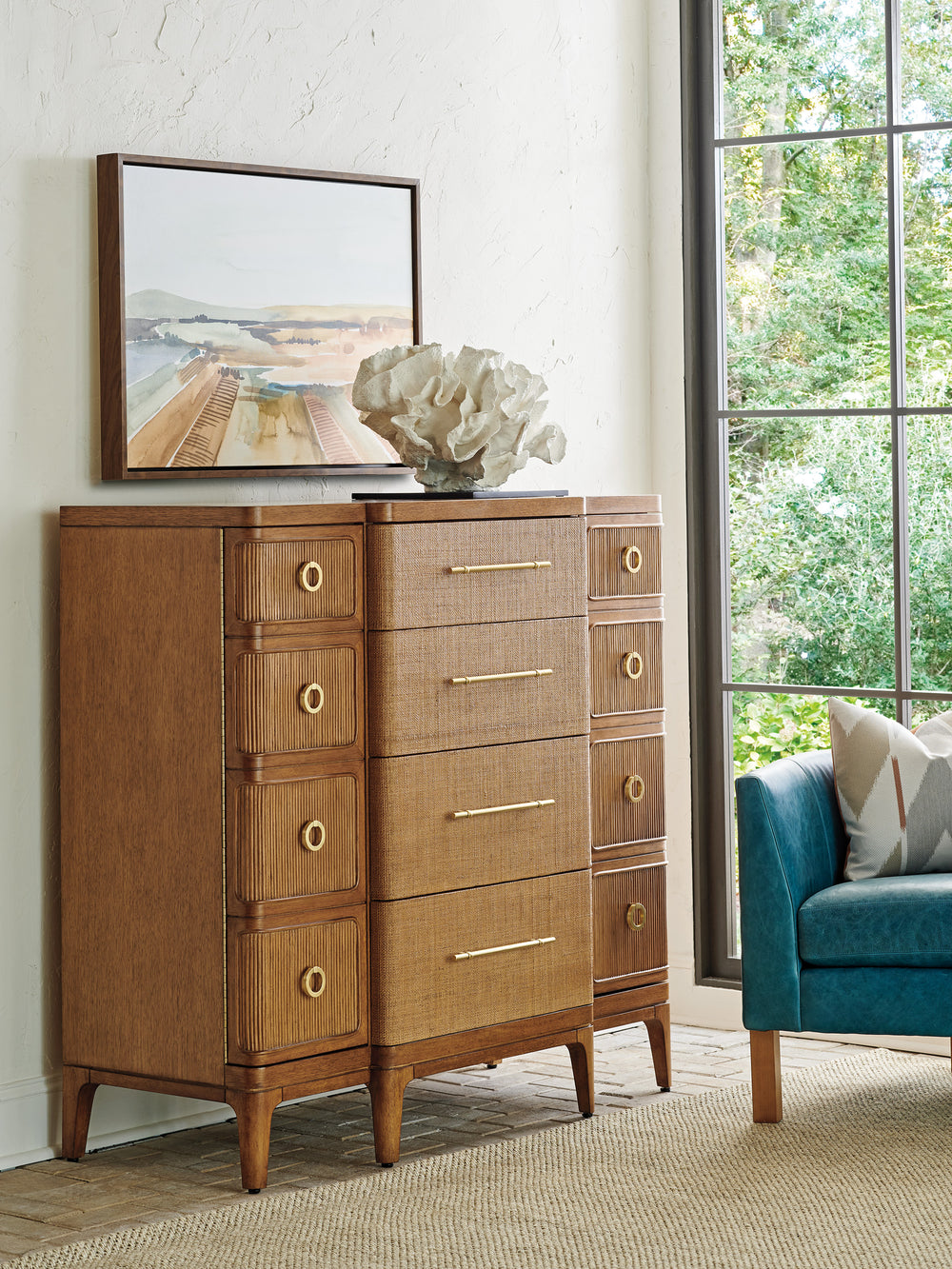 American Home Furniture | Tommy Bahama Home  - Palm Desert Remington Gentlemans Chest
