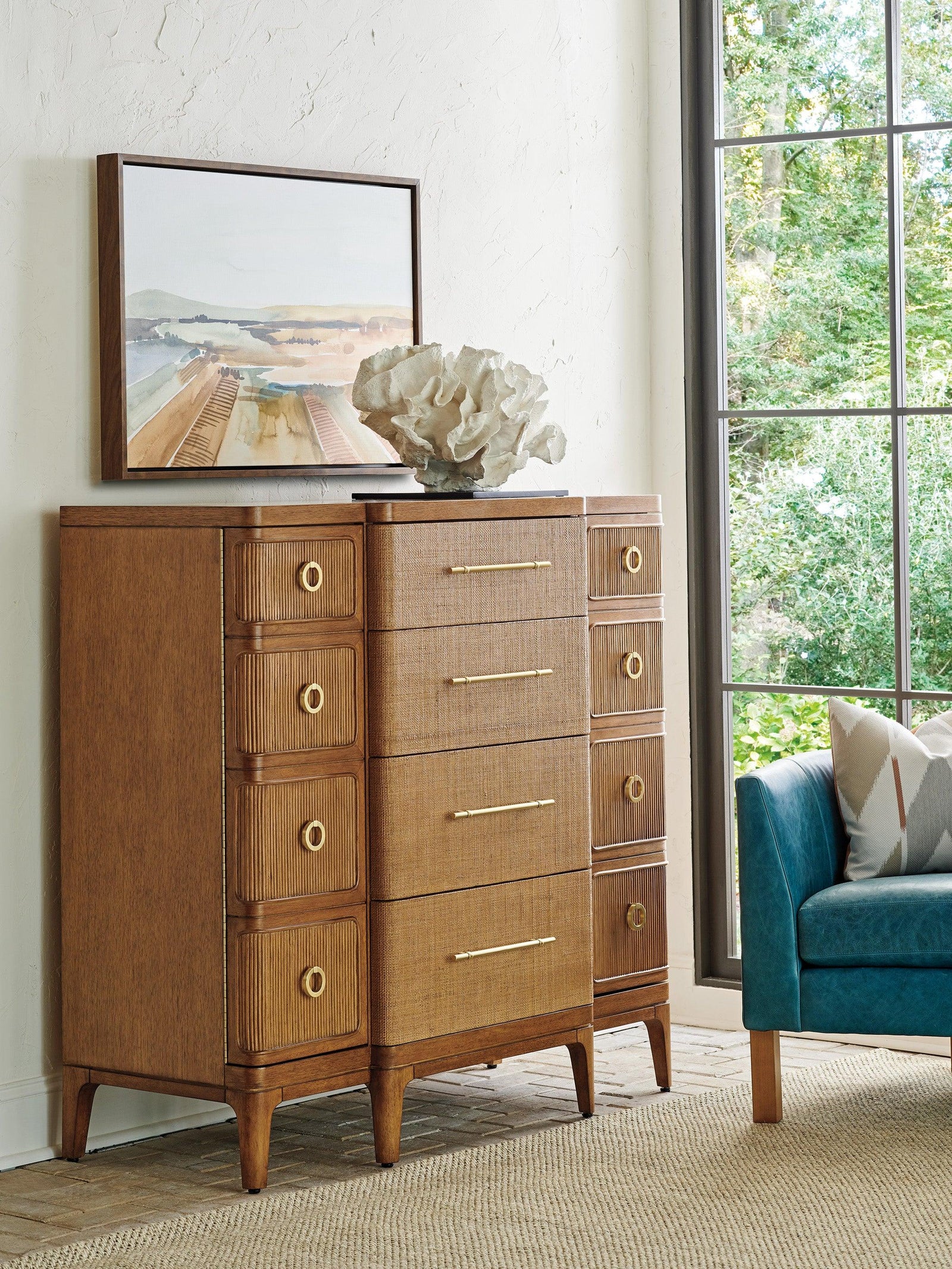Tommy Bahama Home Palm Desert Remington Gentlemans Dresser SIDEBOARDS + CREDENZAS