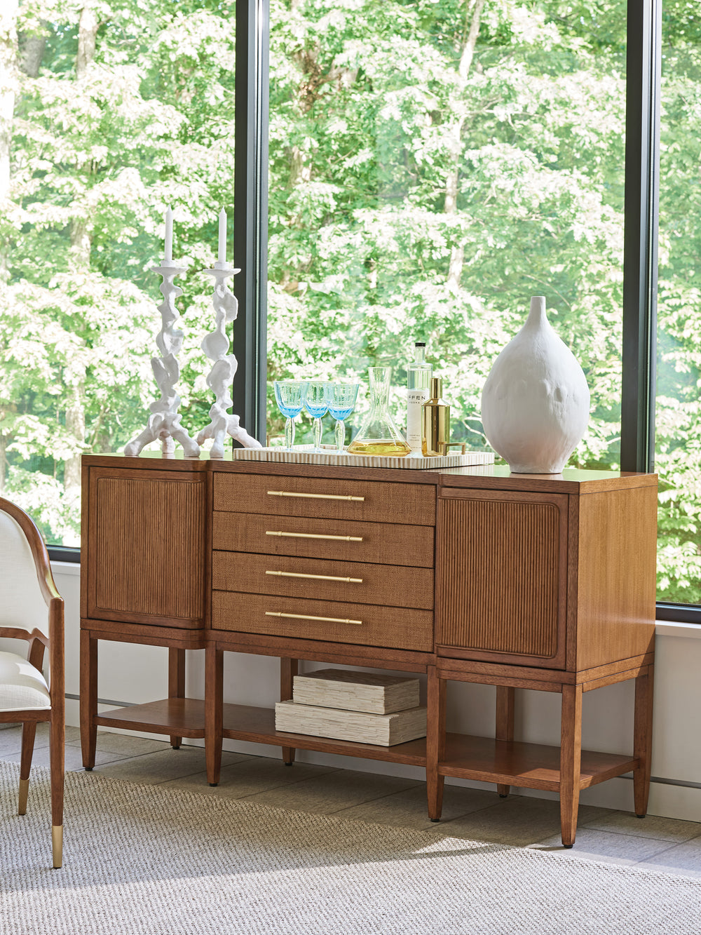 American Home Furniture | Tommy Bahama Home  - Palm Desert Eagle Falls Sideboard