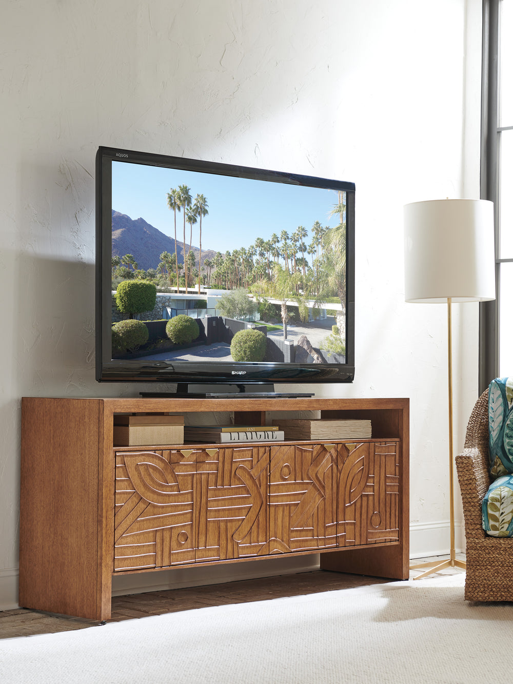 American Home Furniture | Tommy Bahama Home  - Palm Desert Manning Media Console