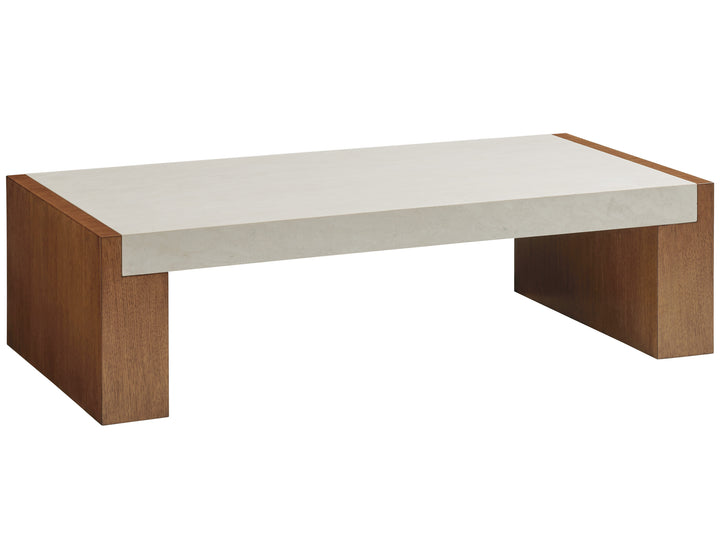 American Home Furniture | Tommy Bahama Home  - Palm Desert Eldorado Rectangular Cocktail Table