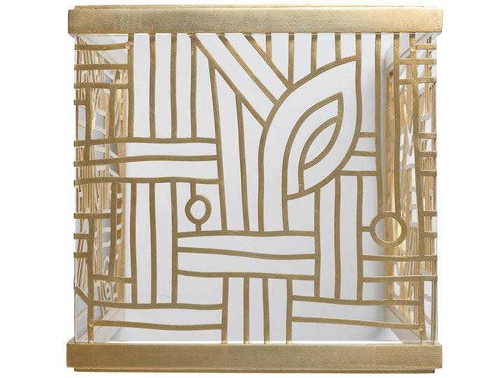 Palm Desert Redford Metal Accent Table - AmericanHomeFurniture