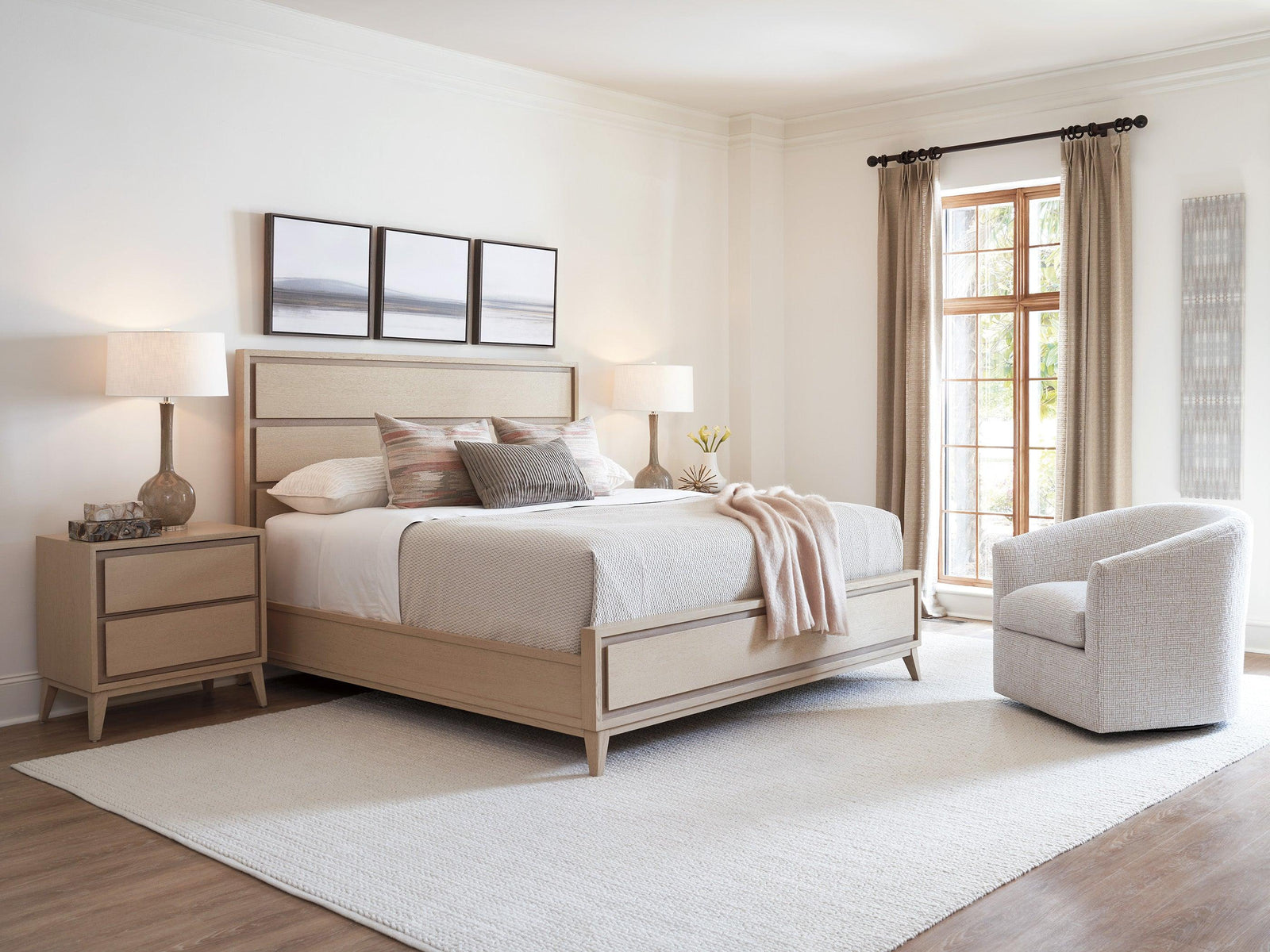 Tommy Bahama Home Sunset Key Ashbourne Panel Bed BEDS