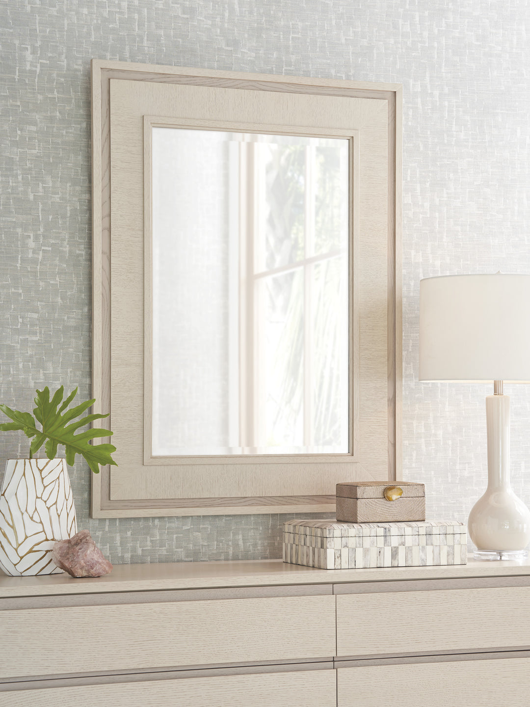 American Home Furniture | Tommy Bahama Home  - Sunset Key Kelly Rectangular Mirror