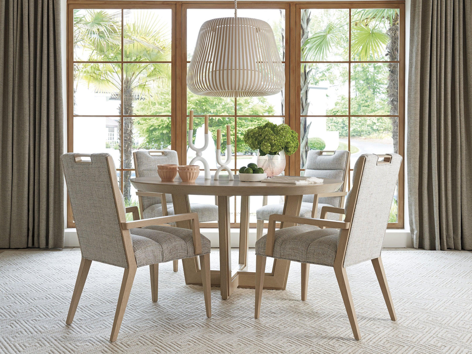 Tommy Bahama Home Sunset Key Hanson Round Dining Table DINING TABLES