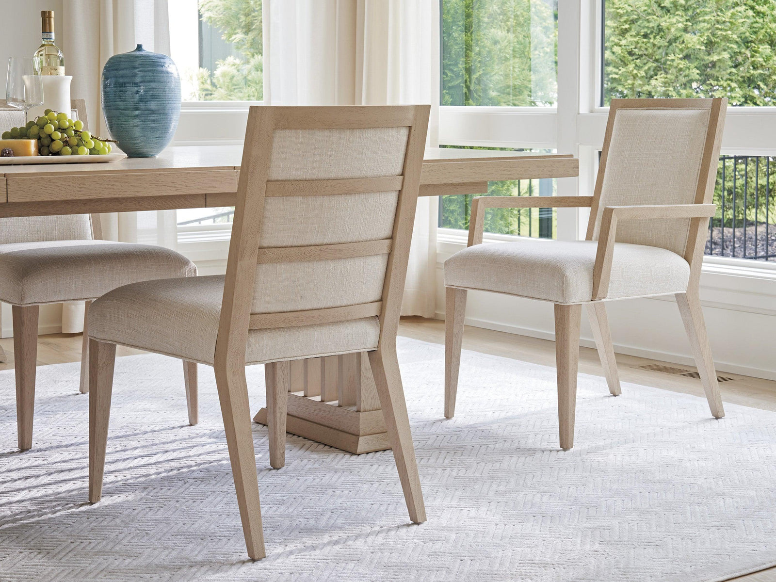 Tommy Bahama Home Sunset Key Nicholas Upholstered Arm Chair - Set of 2 DINING CHAIRS