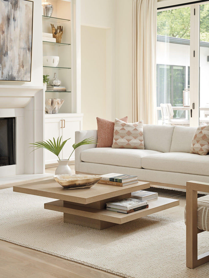 Sunset Key Prescott Tiered Cocktail Table - AmericanHomeFurniture