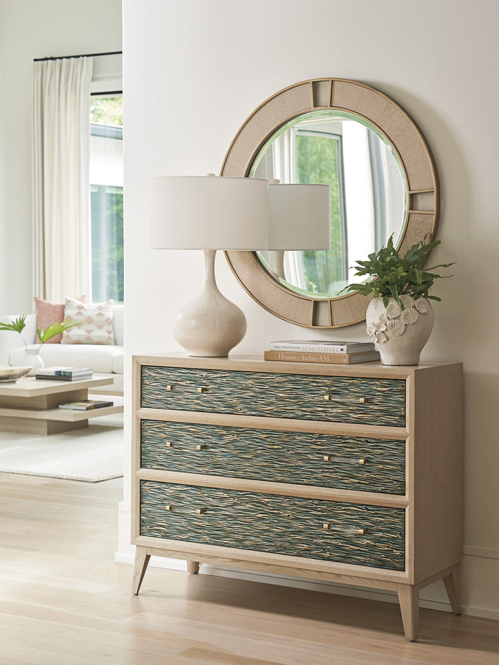 American Home Furniture | Tommy Bahama Home  - Sunset Key Nina Round Mirror