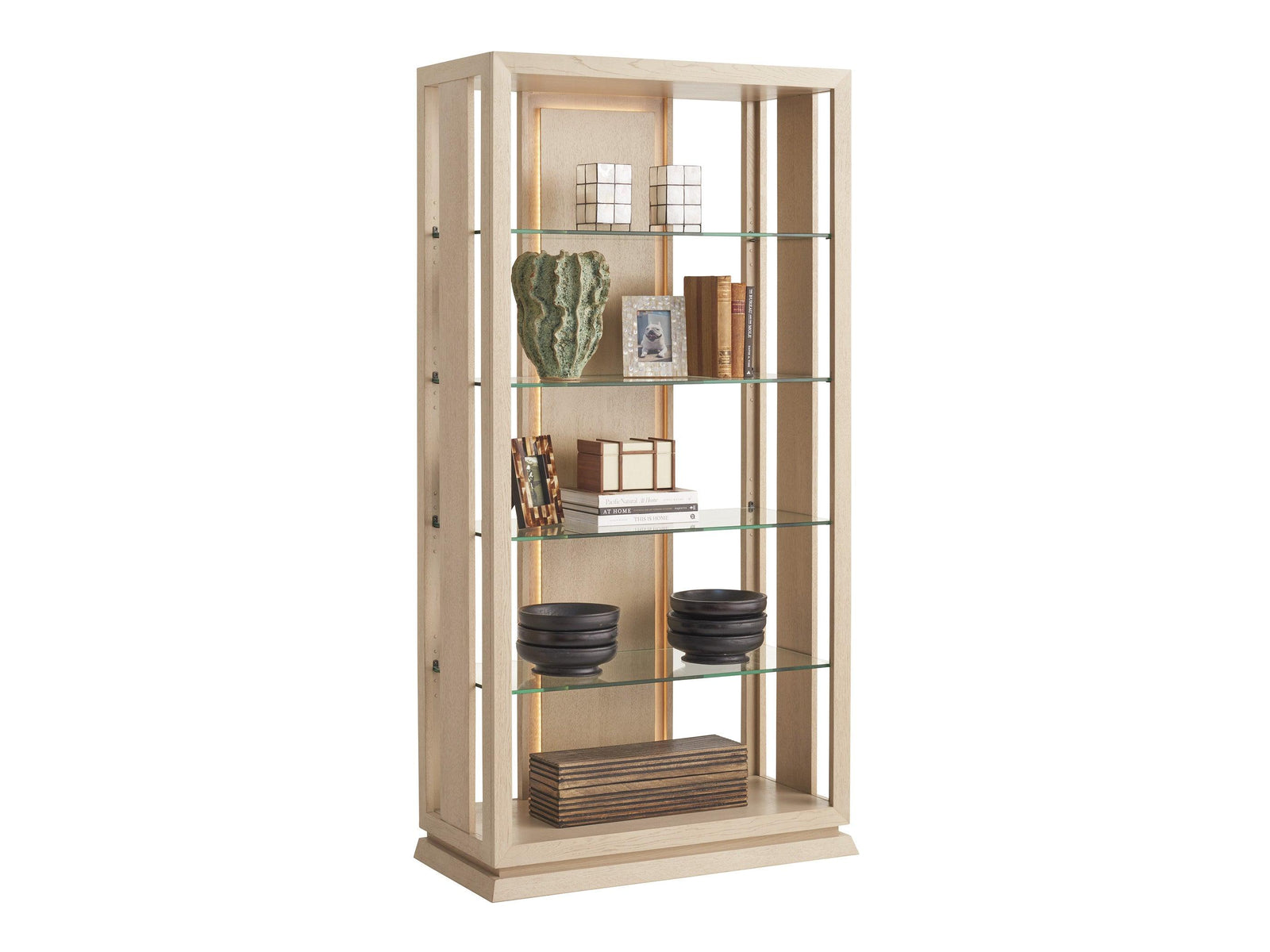Tommy Bahama Home Sunset Key Lancaster Bookcase BOOKCASES + SHELVES