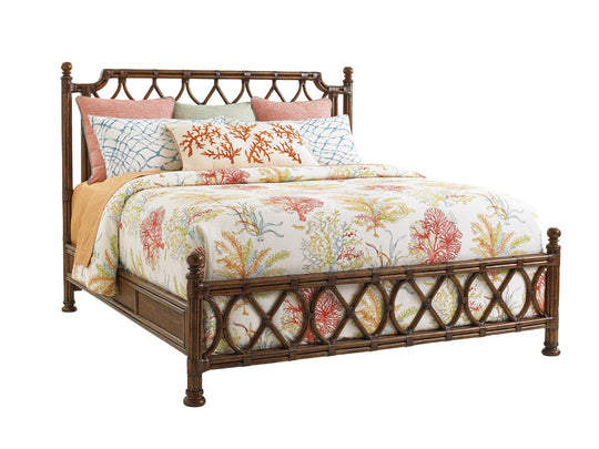 Tommy Bahama Home Bali Hai Island Breeze Rattan Bed BEDS