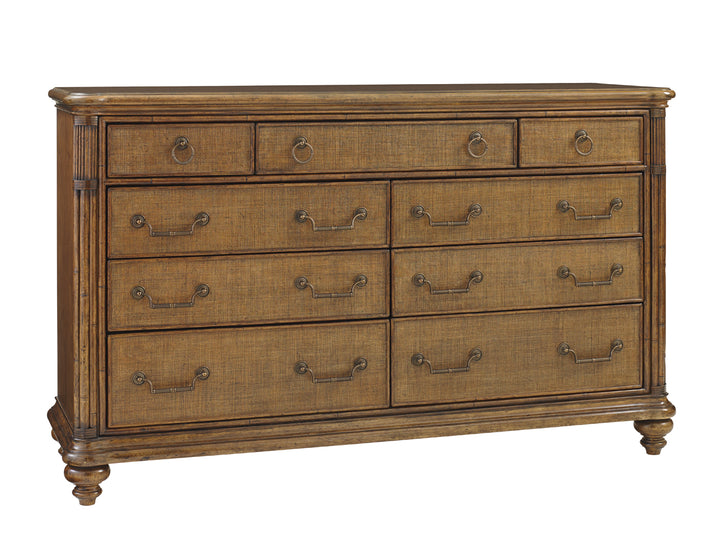 American Home Furniture | Tommy Bahama Home  - Bali Hai Costa Sera Triple Dresser