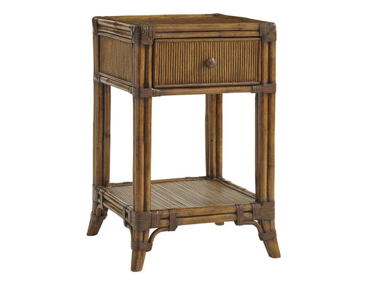 Tommy Bahama Home Bali Hai Del Sol Bedside Table NIGHTSTANDS