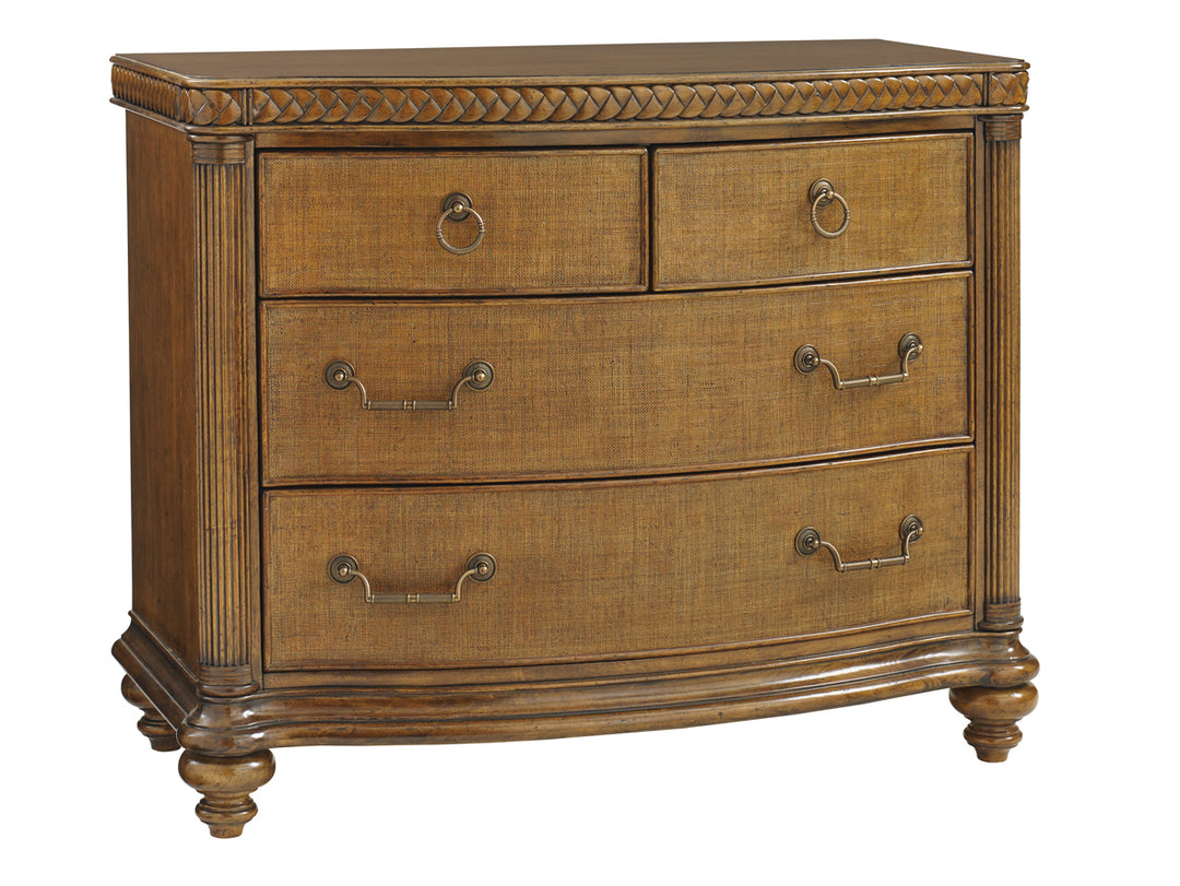 American Home Furniture | Tommy Bahama Home  - Bali Hai Silver Sands Bachelors Chest