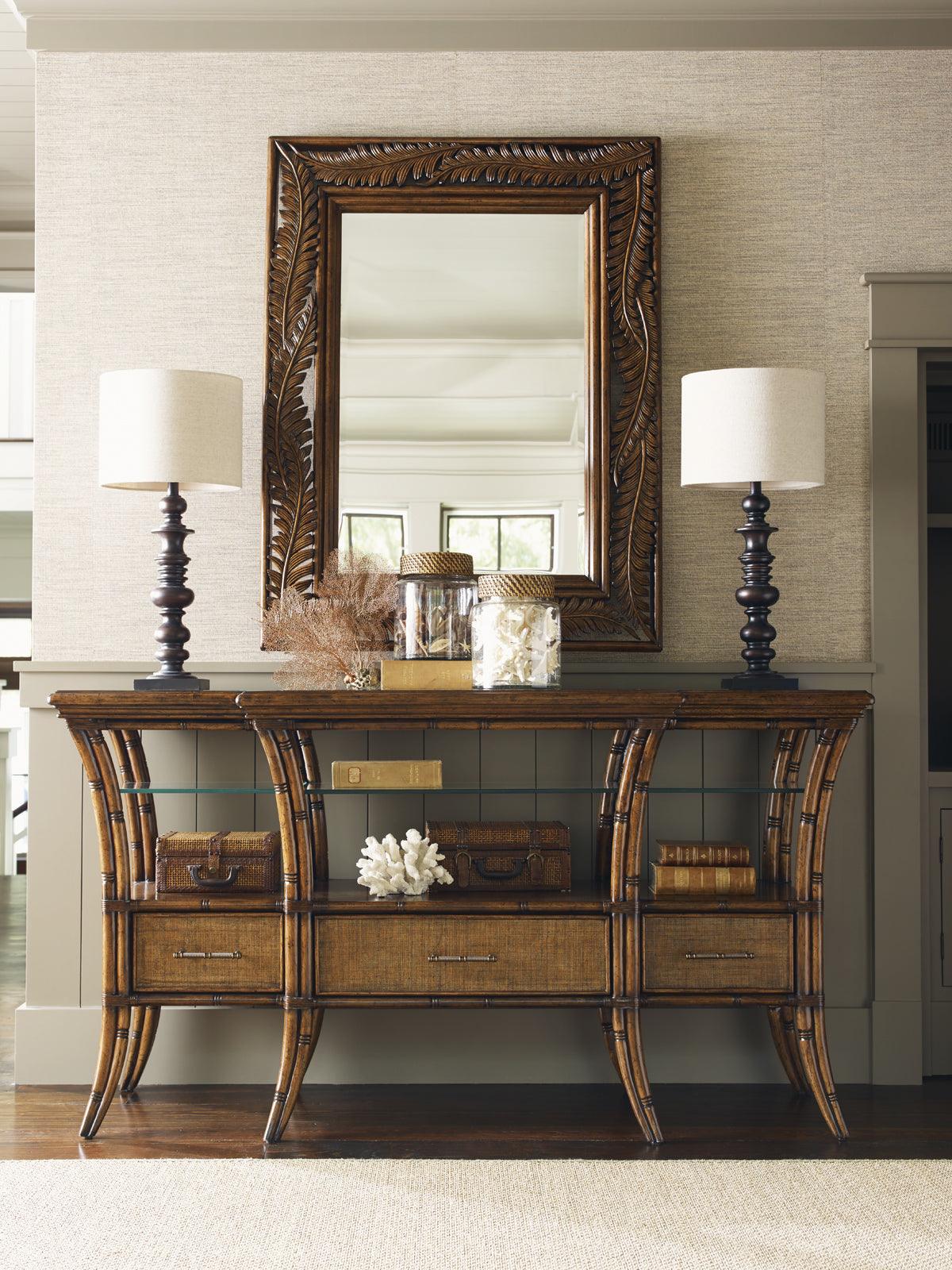Tommy Bahama Home Bali Hai Oyster Reef Sideboard SIDEBOARDS + CREDENZAS