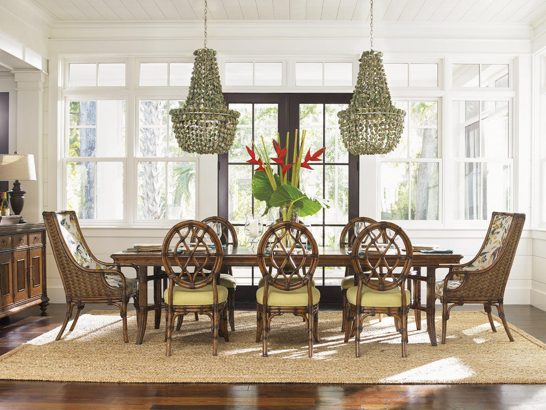 American Home Furniture | Tommy Bahama Home  - Bali Hai Fisher Island Rectangular Dining Table